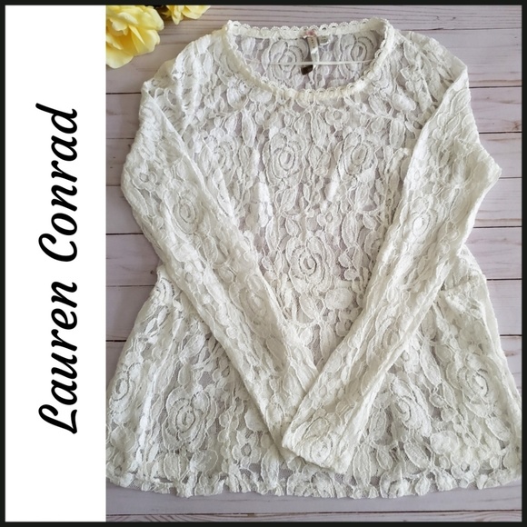 LC Lauren Conrad Tops - ➡️ SOLD LC Lauren Conrad Lace Top